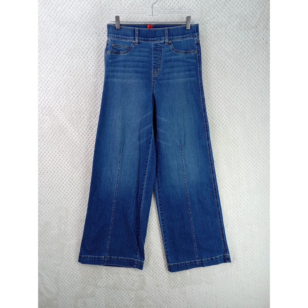 SPANX Wide Leg Denim Jeans in Blue